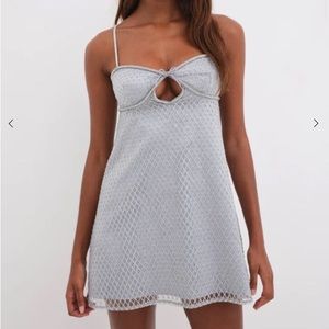 For love and lemons Glitter Slip Dress